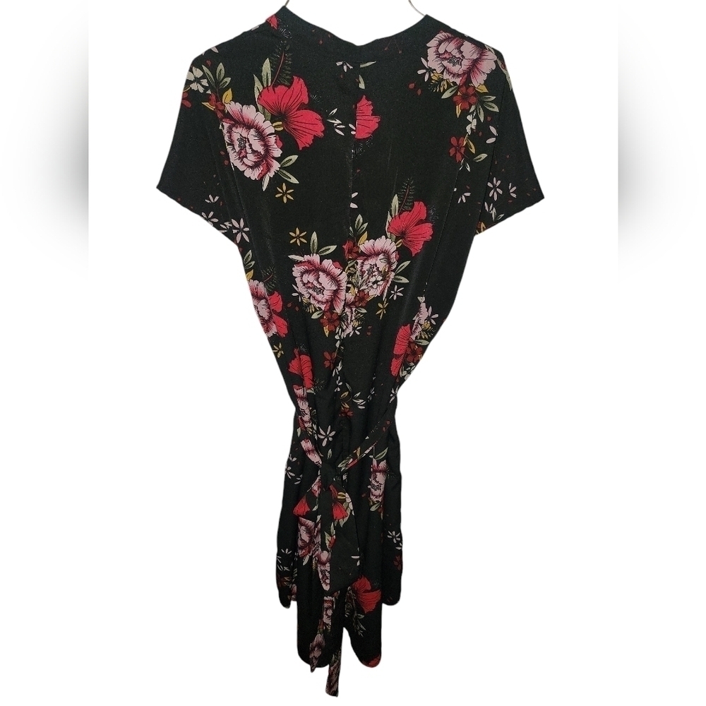 NWOT Emery Rose Clasi Plus Floral Batwing Sleeve Belted Dress size 2XL - Picture 4 of 4